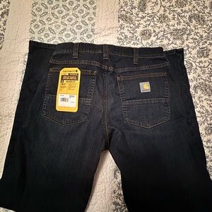 Carhartt Men's Dark Blue Relaxed Jeans